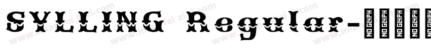SYLLING Regular字体转换